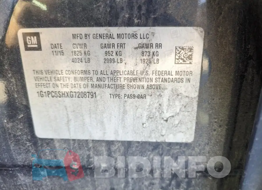 1G1PC5SHXG7208791 Photo# 12