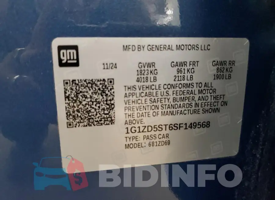 1G1ZD5ST6SF149568 Photo# 12