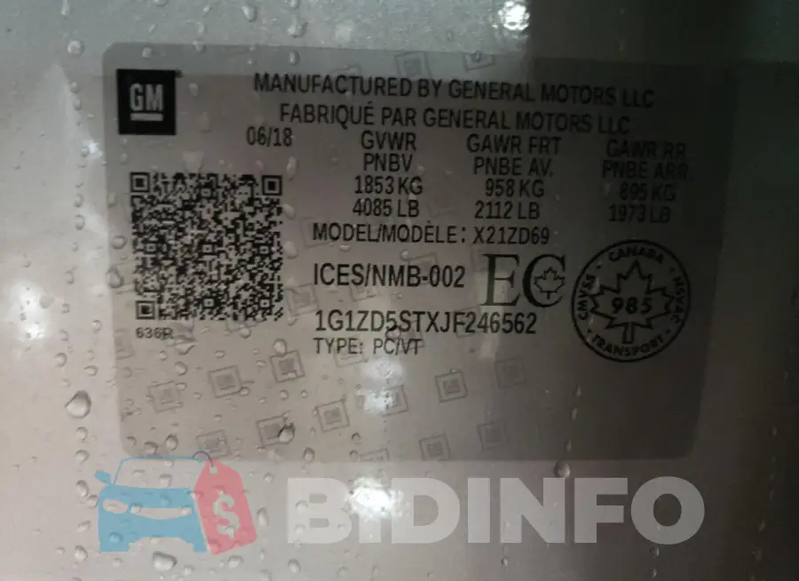 1G1ZD5STXJF246562 Photo# 12