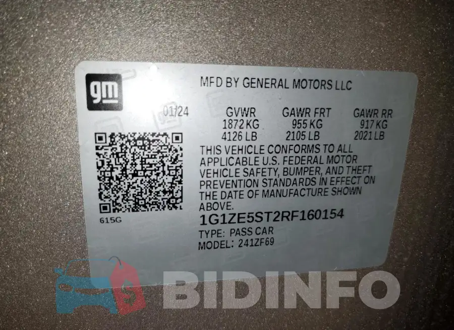 1G1ZE5ST2RF160154 Photo# 12
