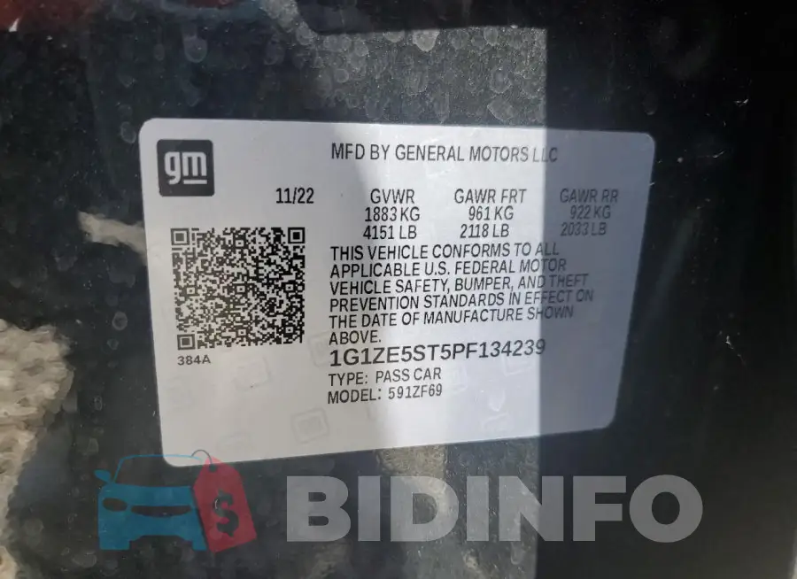 1G1ZE5ST5PF134239 Photo# 12