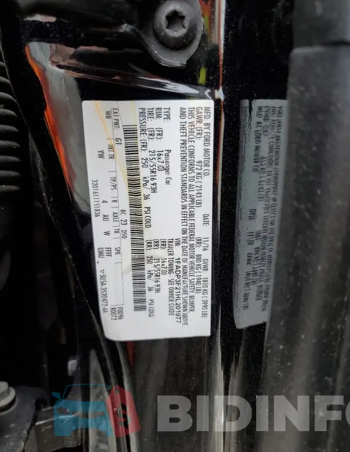 1FADP3F21HL201977 Photo# 12