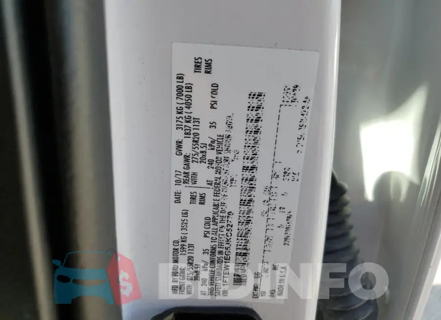 1FTEW1EG5JKC52770 Photo# 12