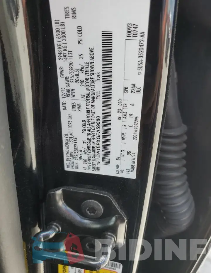 1FTEW1EPXGFA59080 Photo# 12