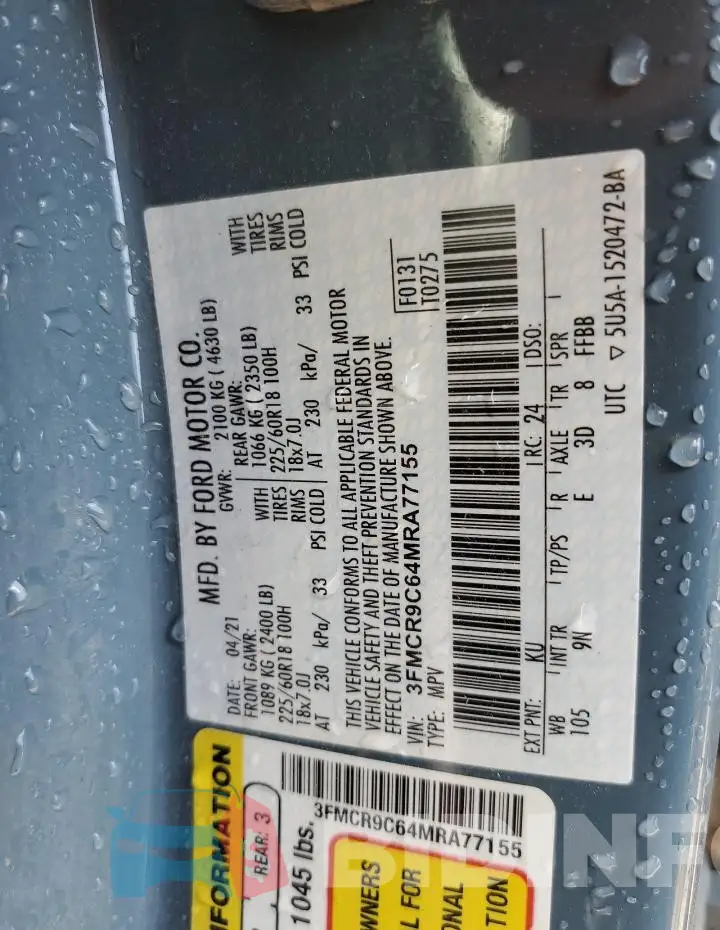 3FMCR9C64MRA77155 Photo# 13