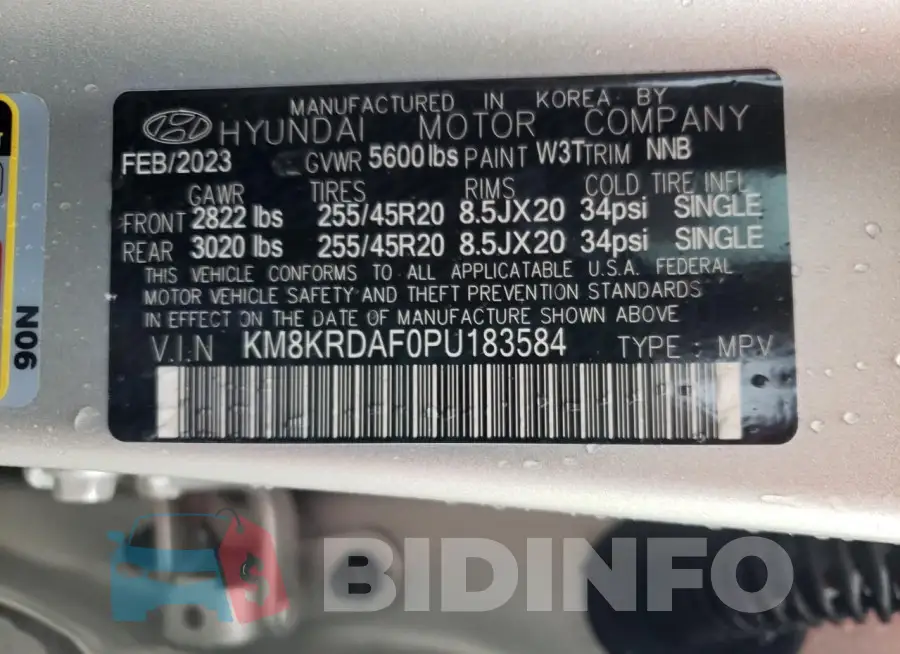 KM8KRDAF0PU183584 Photo# 13