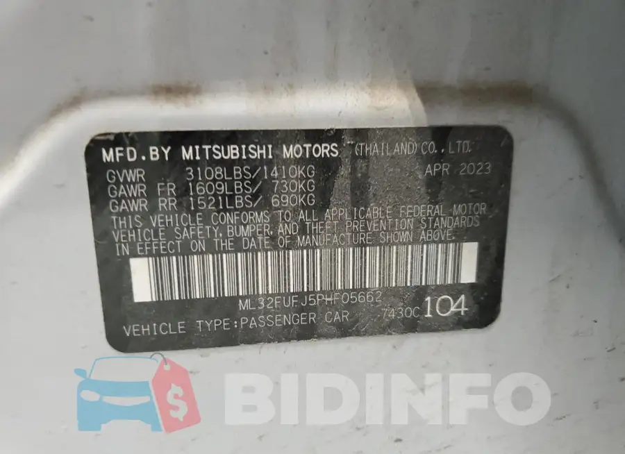 ML32FUFJ5PHF05662 Photo# 12