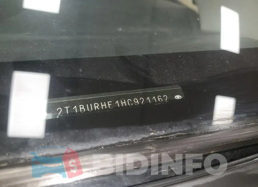 2T1BURHE1HC921162 Photo# 12