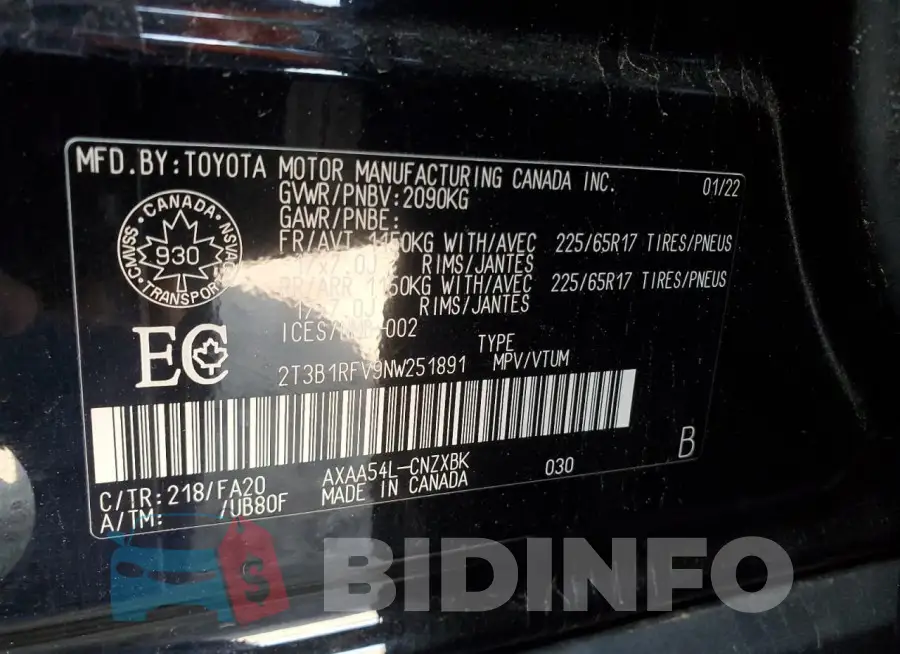 2T3B1RFV9NW251891 Photo# 13