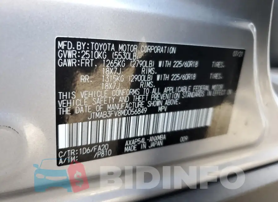 JTMAB3FV8MD056849 Photo# 13