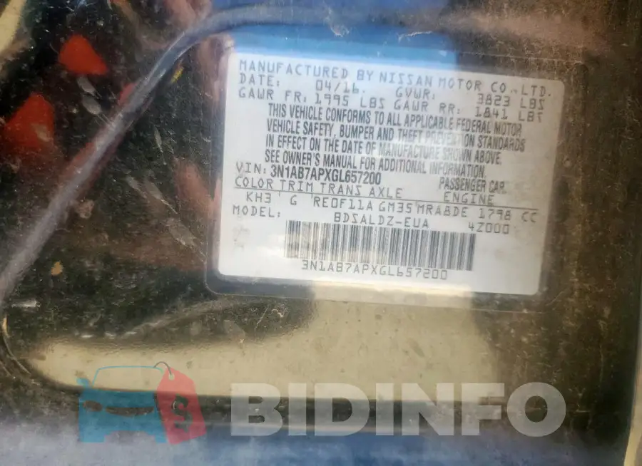 3N1AB7APXGL657200 Photo# 12