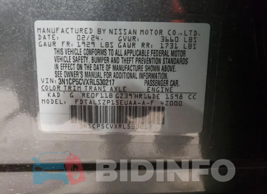 3N1CP5CVXRL530217 Photo# 13