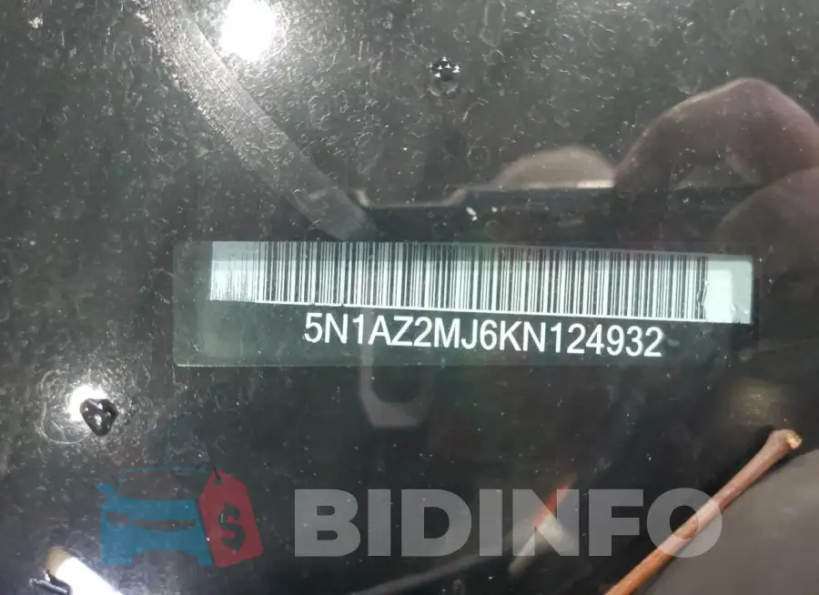 5N1AZ2MJ6KN124932 Photo# 12
