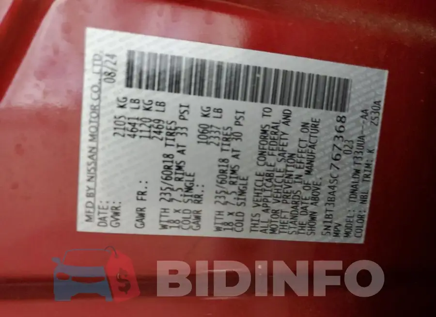 5N1BT3BA4SC767368 Photo# 13