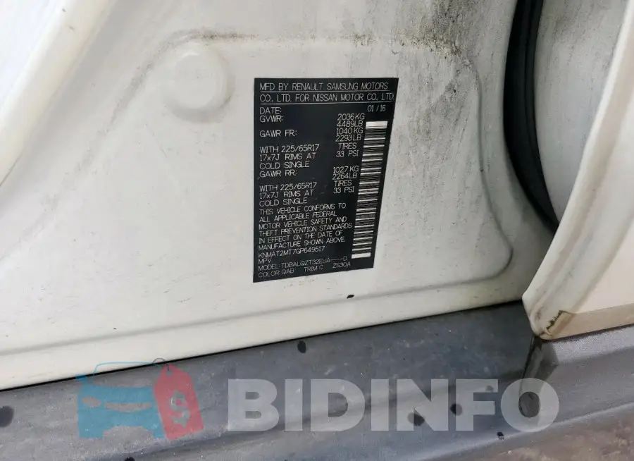 KNMAT2MT7GP649517 Photo# 13