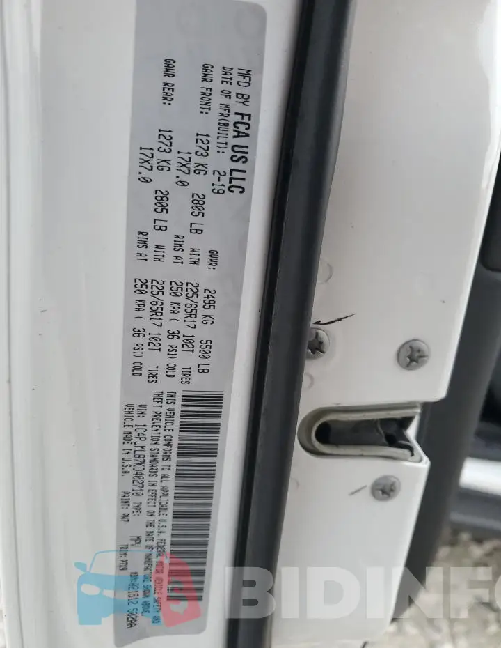 1C4PJMLB7KD402710 Photo# 12 1C4PJMLB7KD402710 Photo# 12