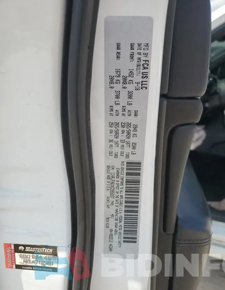1C4RJFAG1KC555267 Photo# 13