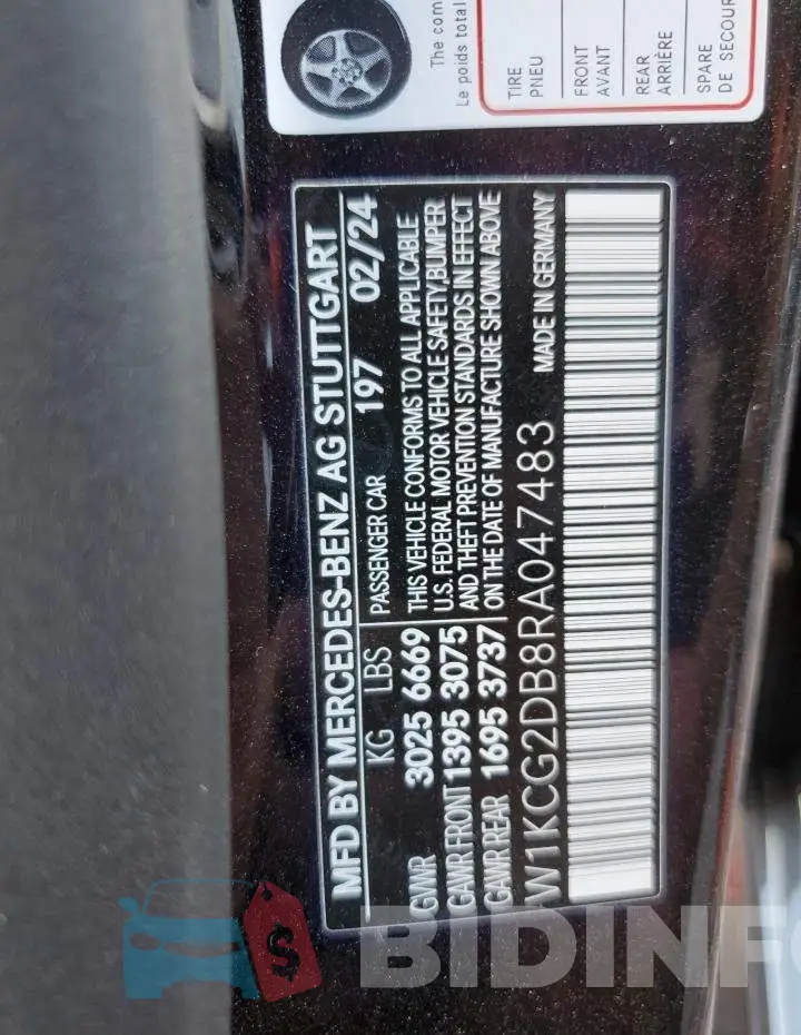 W1KCG2DB8RA047483 Photo# 13