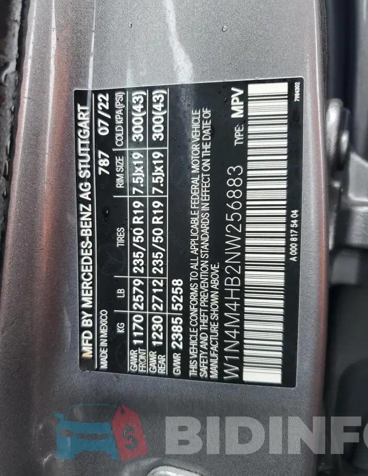 W1N4M4HB2NW256883 Photo# 13