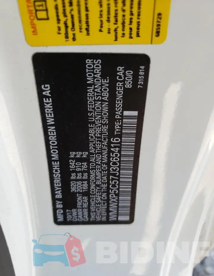 WMWXP5C57J3C65416 Photo# 12