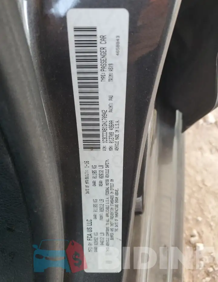 1C3CCCAB1GN170942 Photo# 13