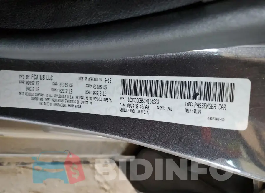 1C3CCCCB5GN114323 Photo# 12