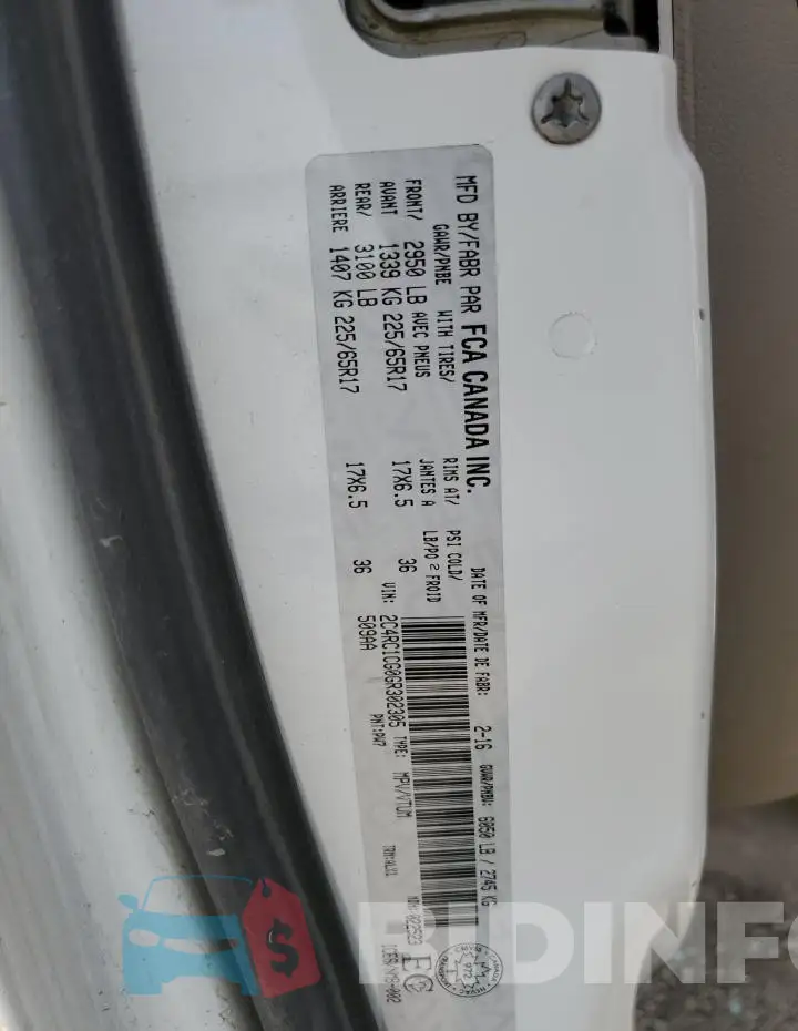 2C4RC1CG0GR302305 Photo# 13