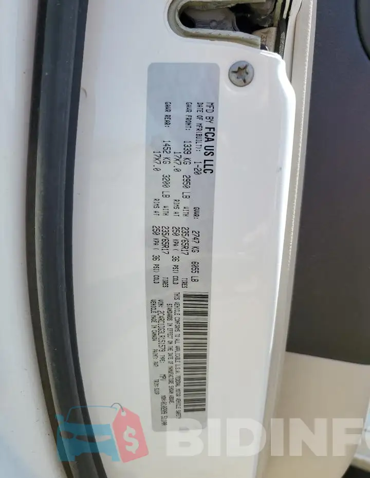 2C4RC1DG3LR151579 Photo# 13