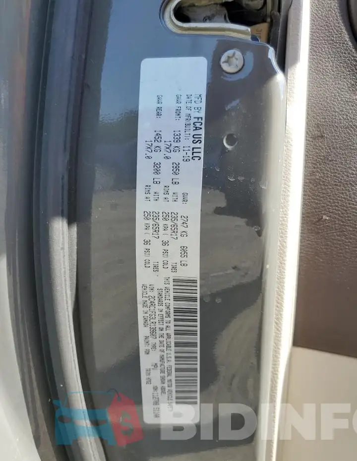 2C4RC1FG3LR139607 Photo# 13