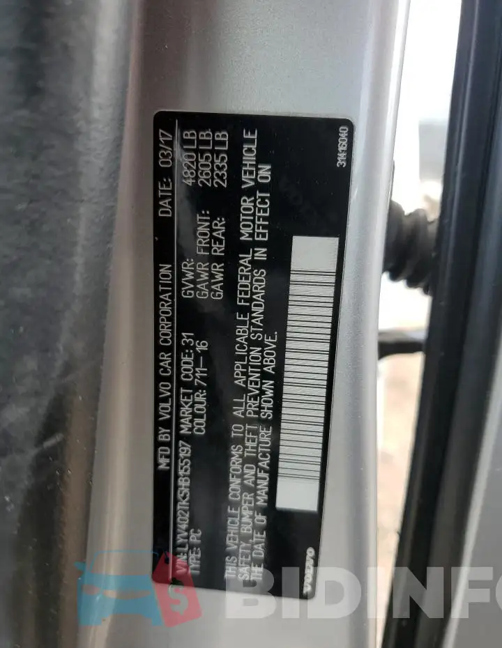 LYV402TK5HB155197 Photo# 12