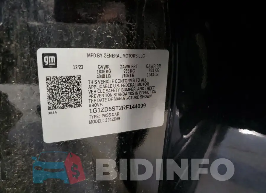 1G1ZD5ST2RF144099 Photo# 12