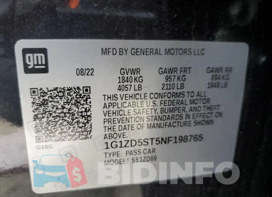 1G1ZD5ST5NF198765 Photo# 12
