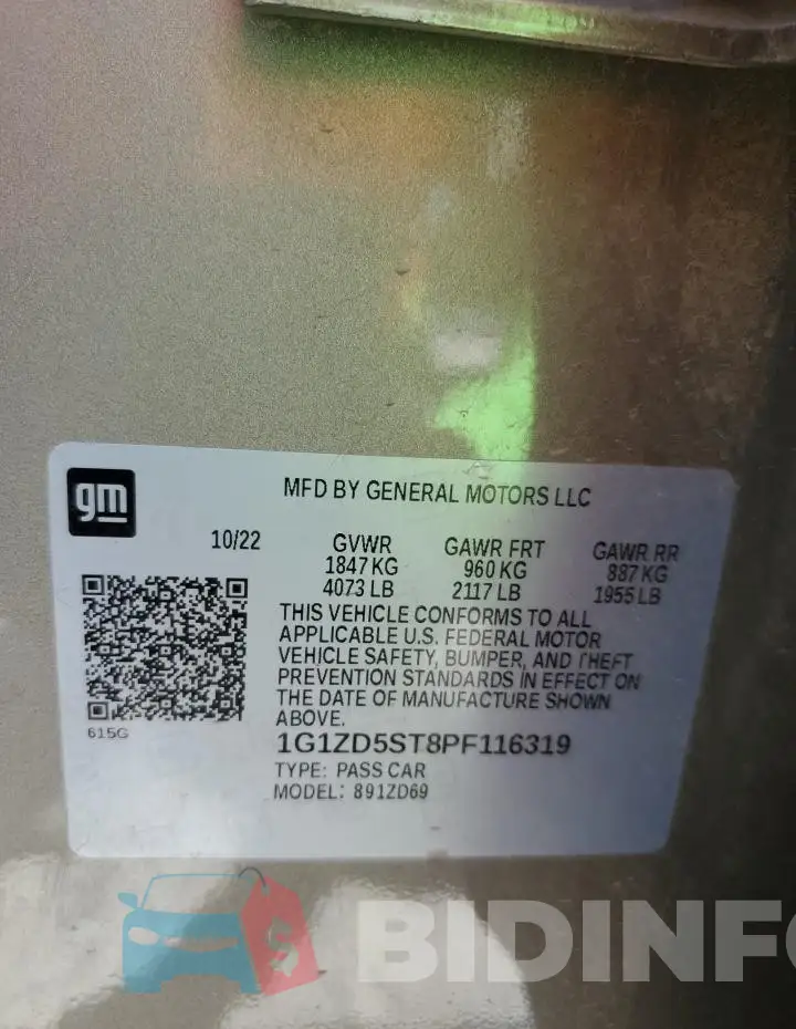 1G1ZD5ST8PF116319 Photo# 12