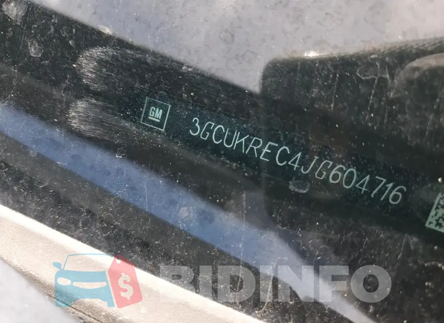 3GCUKREC4JG604716 Photo# 12