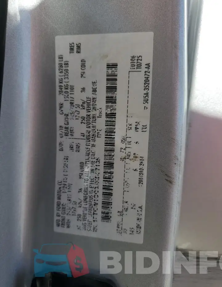 1FTEW1CB0JKD37135 Photo# 12