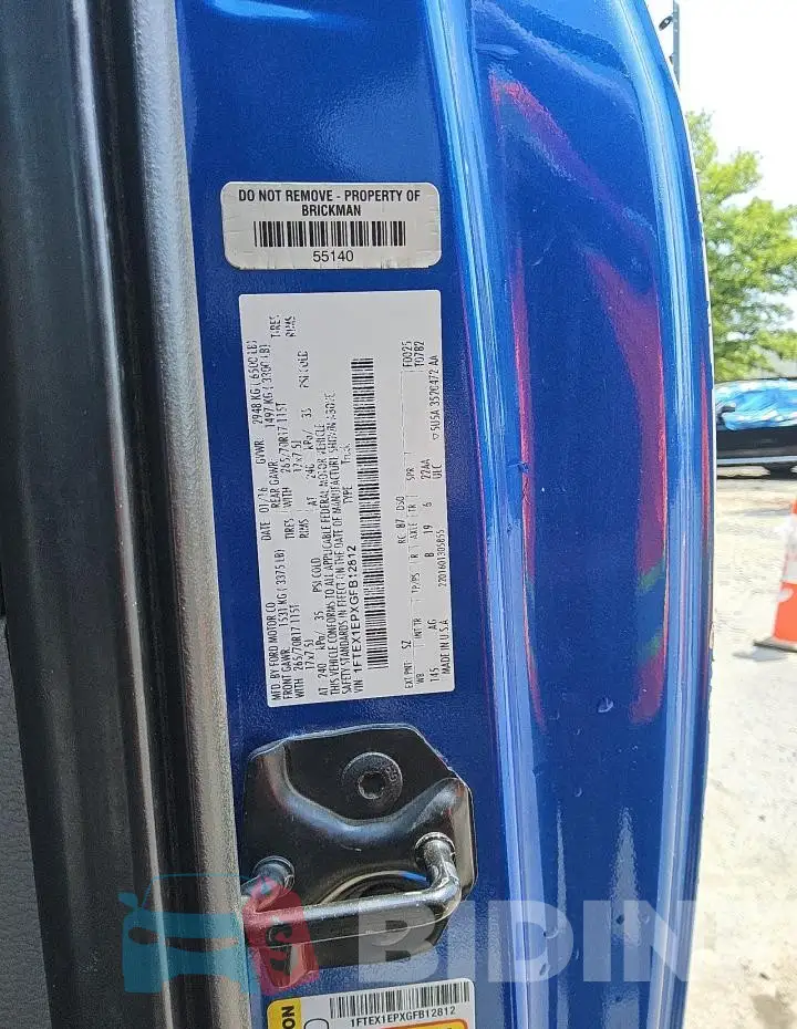 1FTEX1EPXGFB12812 Photo# 12
