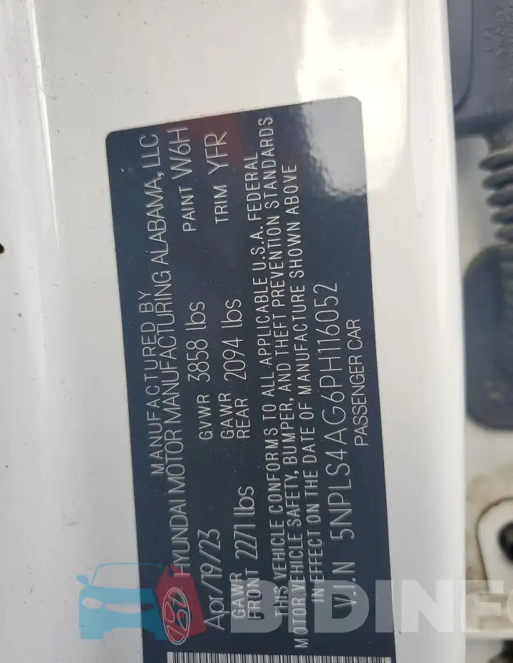 5NPLS4AG6PH116052 Photo# 12