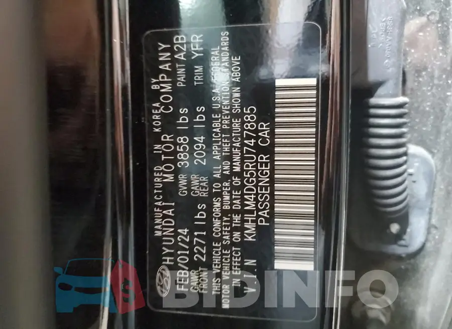KMHLM4DG5RU747885 Photo# 12