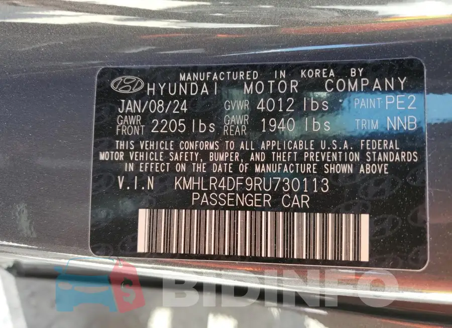 KMHLR4DF9RU730113 Photo# 13