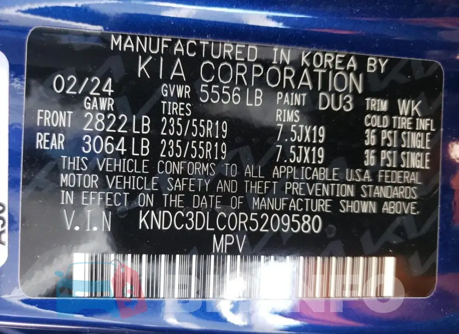 KNDC3DLC0R5209580 Photo# 14