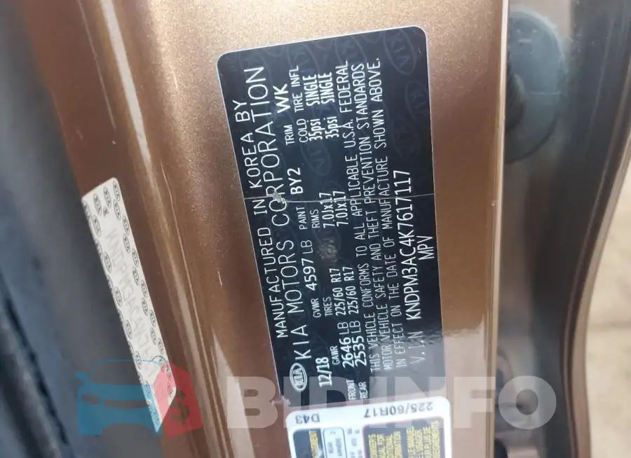 KNDPM3AC4K7617117 Photo# 12
