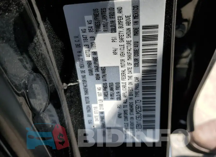 3MZBN1V39JM239173 Photo# 12