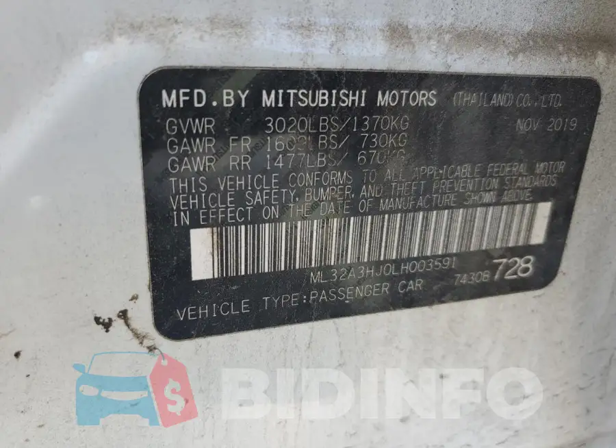 ML32A3HJ0LH003591 Photo# 12