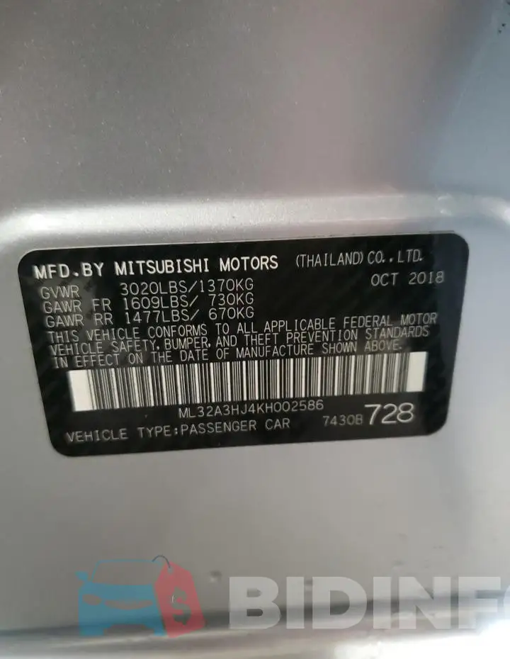 ML32A3HJ4KH002586 Photo# 12
