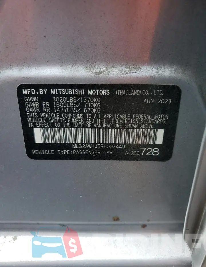 ML32AWHJ5RH003449 Photo# 12