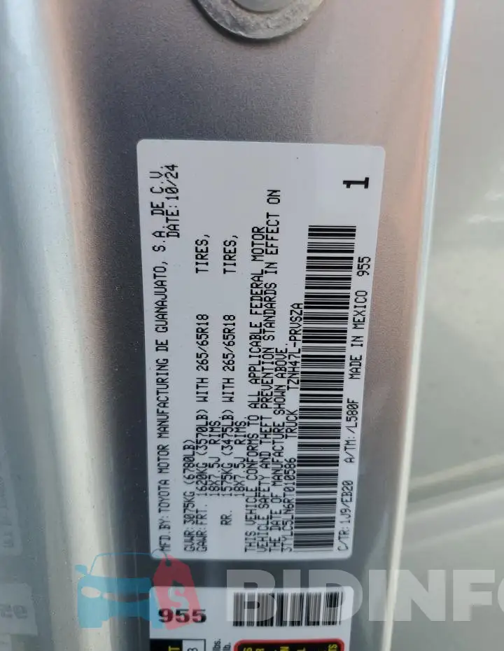 3TYLC5LN6RT010586 Photo# 13