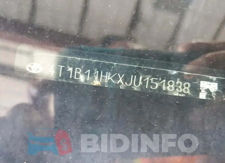 4T1B11HKXJU151838 Photo# 12