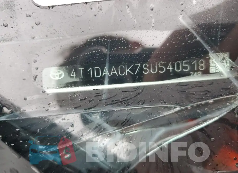 4T1DAACK7SU540518 Photo# 12