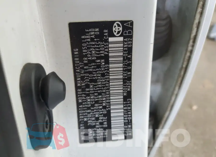 5YFBURHE5HP687219 Photo# 13