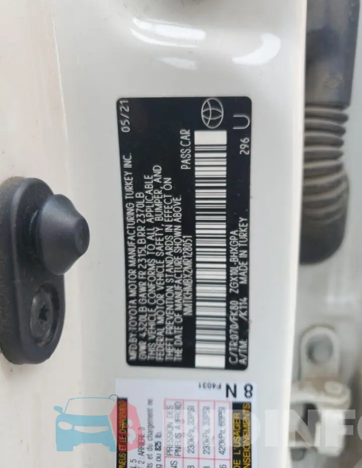 NMTKHMBX2MR128051 Photo# 12